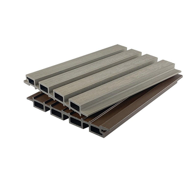 Buy Fireproof 25x227mm WPC Cladding Panel Wood Plastic Composite Grating Plank Indoor Board Office Project online manufacture