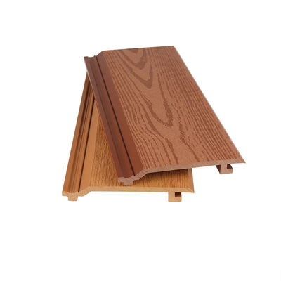 Buy Waterproof WPC outside Wall Panel 145x20.5mm Wood Plastic Composite Flat Board For Decoration online manufacture