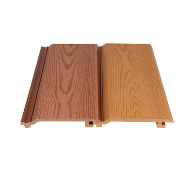 Buy Waterproof 145x20.5mm Wood Plastic Composite Cladding Panel Brown WPC Outdoor Wall Panel For Garden online manufacture