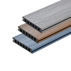 Waterproof Outdoor Plastic Wood Planks 140x23mm WPC Exterior Panel Decor Decking Flooring Material