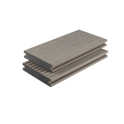 Buy Gray Solid Wood Plastic Panel Board Anti - Corrosion Moisture - Proof Courtyard Decor 145x30mm online manufacture