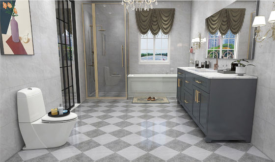 Buy Gray Matt Glazed Ceramic Rustic Tile 400x400mm Indoor Floor Wall online manufacture