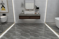 Full Body Bottom Blank Ceramic Rustic Tiles Bathroom Matt Gray Flooring Panels 40x40cm