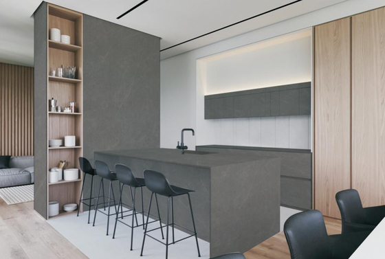Buy Luxurious Sintered Stone Slabs 800x2600x12mm Large Rock Panel Kitchen Desk Top Neat online manufacture