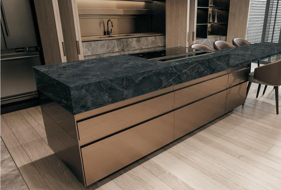 Buy Black Sintered Stone Slab 800x2600x12mm Matte Surface online manufacture
