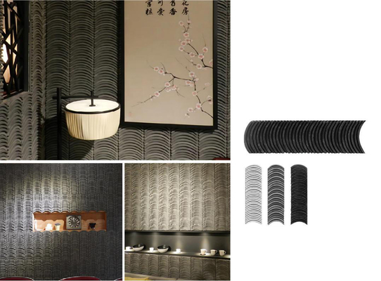 Buy Durable Cultured Stone Brick Earthen Tile Panel Gray 1200x180x35mm  AAA online manufacture