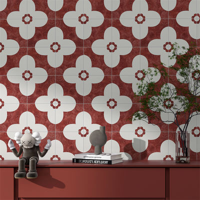Buy Red 20x20cm Ceramic Rustic Tile Indoor Floor Wall online manufacture