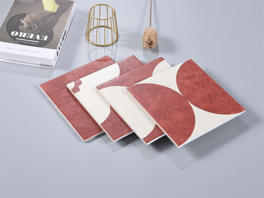 Buy Red Beige 20x20cm Ceramic Rustic Tile for Indoor Floor Wall online manufacture