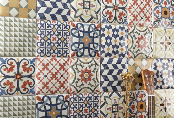 Buy Wall Embellishment,152x152mm Glossy Mixed Indoor Porcelain Wall Tiles For Living Room, Background And Countertop online manufacture