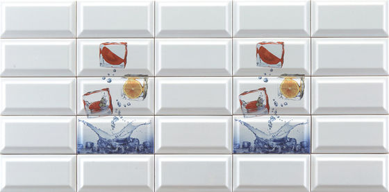 Buy Modern White Body Tomato Lemon Subway Tiles 225x152mm online manufacture