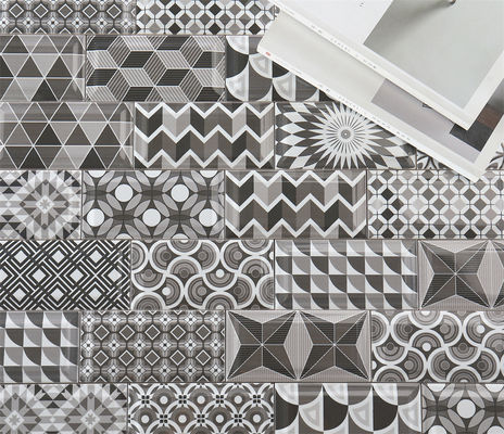 Buy Grey 75x152mm Clay Indoor Wall Tiles for Kitchen Bathroom online manufacture