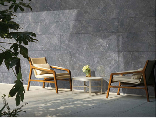 Buy Scratch-Resistance Matt Outside Gray Curtain Wall Tile 600x1200mm For Hotel online manufacture