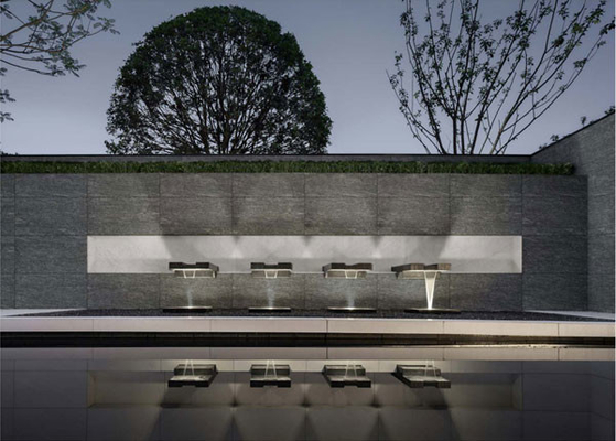 Buy Flamed Finish Gray 60x120cm Outdoor Curtain Wall Porcelain Tile For Terrace And Courtyard online manufacture