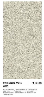 Buy White Gray Non-slip Floor Paving Tile For Outside Courtyard and Balcony 600x900x30mm online manufacture