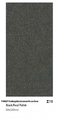 Buy Black 1200x600x18mm Smooth Surface Full Body Floor Paving Tile Around Swimming Pool online manufacture