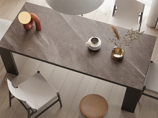 Buy Anti-Slip Inside Floor 1420x2700mm Gray Sandstone Matt Sintered Stone Slab For Bathroom online manufacture