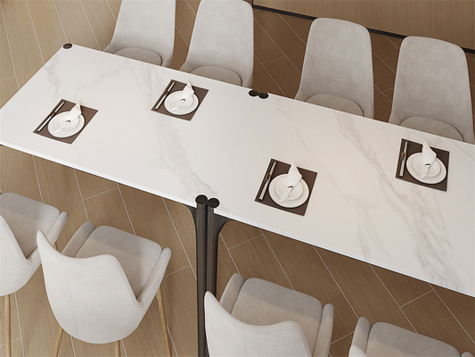 Buy Matt White Sintered Stone Slab For Design 1420x2700mm online manufacture