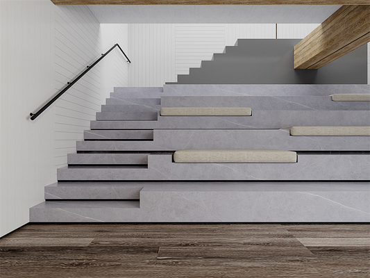 Buy 1600x3200mm Matt Durable Exterior Wall Porcelain Sintered Stone Slab And Porcelain Rock Slabs For Dining Room online manufacture