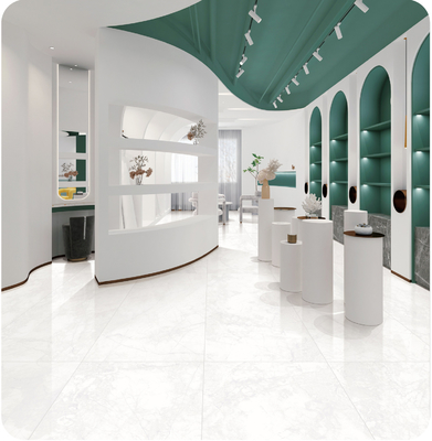 Buy SGS	Decorative Tiles And 600x1200mm White Interior Floor Soft Glazed Porcelain Tile For Design online manufacture