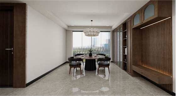Buy Non-Slip Wall Tiles And Interior Floor Marble Look Polished Glazed 48