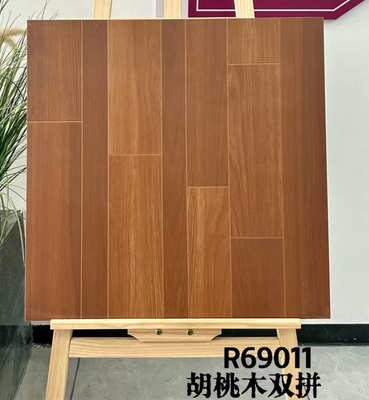 Buy 600x600mm Anti-Slip Grade AAA Retro Wooden Ceramic Tiles For Dining Room Brown online manufacture