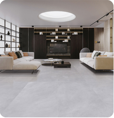 Buy Non-Slip Light Grey Outdoor Floor Durable Tiles And 600x1200mm Soft Glazed Porcelain Tile For Living Room online manufacture