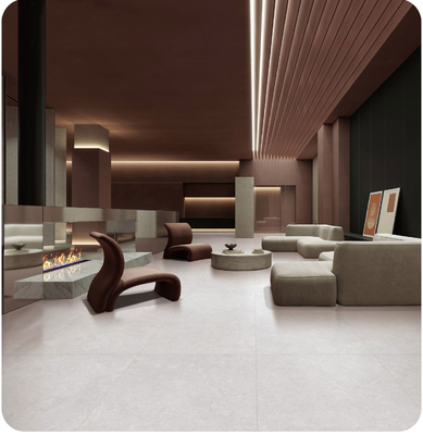 Buy Beige Outside Floor 600x1200mm Textured Tiles and antibacterial Baby Face Porcelain Tile for Living Room and Kitchen online manufacture