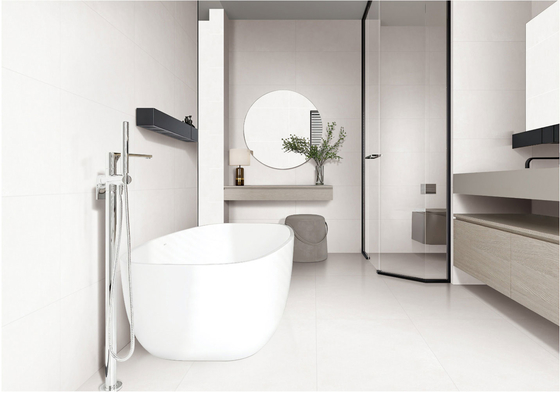 Buy 600x1200mm White Soft Glazed Porcelain Tile And Antibacterial Indoor Floor Tile For Building online manufacture