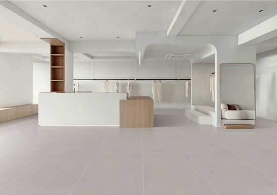 Buy Light Grey 600x1200mm Matte Soft Glazed Porcelain Tiles And Interior Floor Tile For Bedroom online manufacture