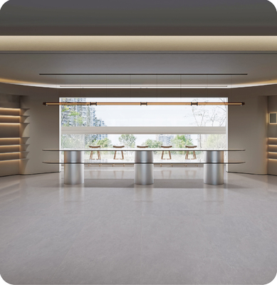 Buy Matt W.A 0.5% Grey 750x1500mm Indoor Floor Antibacterial Baby Face Porcelain Tile For Design And House online manufacture