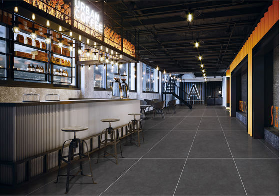 buy Deep Gray 48x24 Starry Glaze Porcelain Tile Antibacterial Floor online manufacture