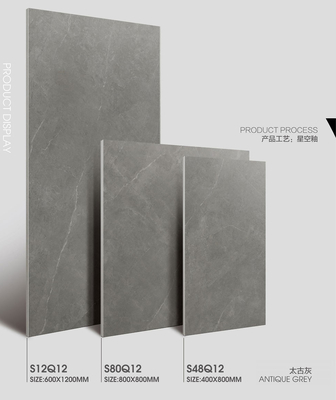 Buy Antique Gray 60x120cm Soft Glazed Durable Indoor Floor Porcelain Textured Tile For Living Room online manufacture