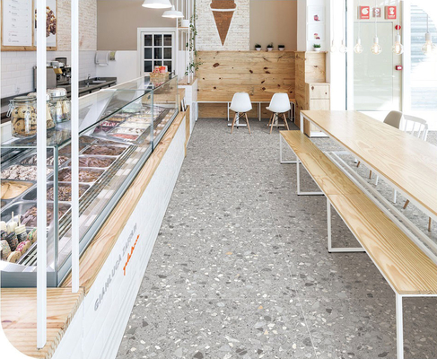 Buy Light Gray 60x120cm Outdoor Terrazzo Floor Durable Porcelain Decoration Tiles For Backyard online manufacture