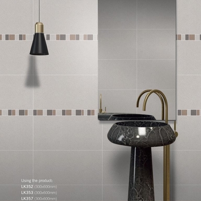 Buy SGS	Inside Wall Tiles And 300x600mm Gray Full Body Porcelain Tiles For Balcony Decor online manufacture
