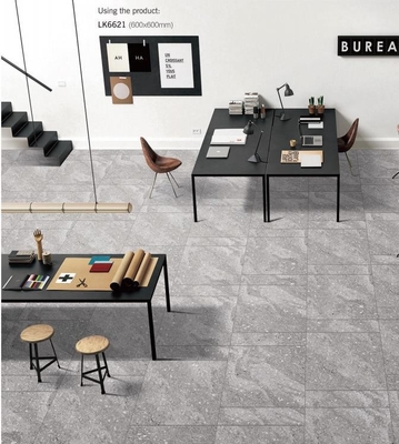 Buy Wear-Resistant 600x600mm Exterior Wall Tile And Light Gray Full Body Porcelain Tiles For Shopping Mall And House online manufacture