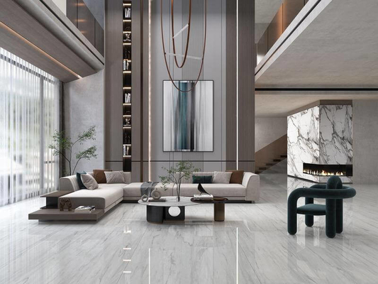 Buy Backgroud 1200x1200x9mm Inside Wall Polished Porcelain Glazed Tiles For Project And Decoration online manufacture