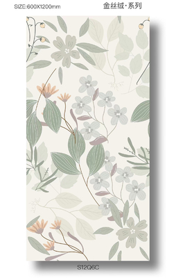Buy Rectangle Outdoor Floor Elegant Soft Glazed 1200x600mm Porcelain Tile For Kitchen And Living Room online manufacture