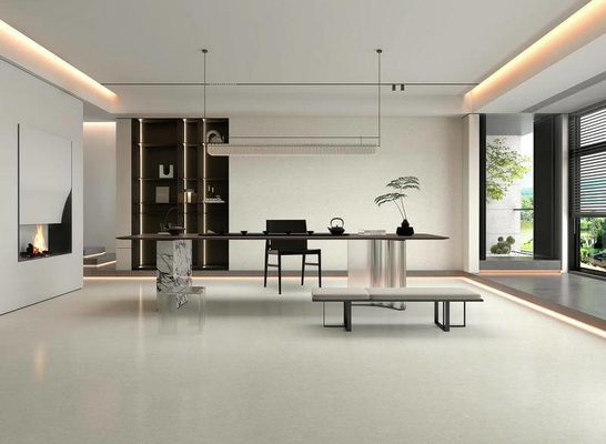 Buy Indoor Wall Tiles And W.A 0.5% Anti-Slip Gray 1200x1200x9mm Elegant Soft Glazed Porcelain Tile For Apartment And Bedroom online manufacture