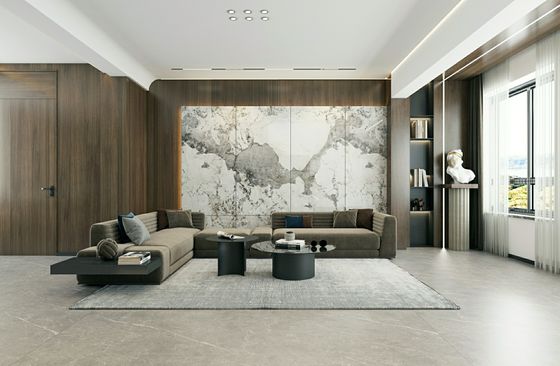 buy White Polished Glazed Porcelain Tile 900x1800mm for Floor and Wall online manufacture