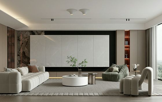 Buy 900x1800mm Grey Polished Glazed Porcelain Tile 0.5% W.A online manufacture