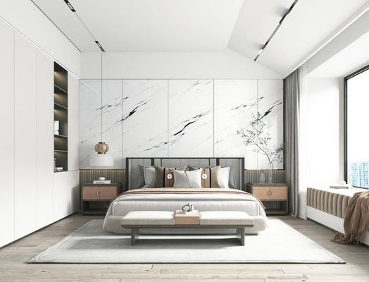 Buy White Polished Glazed Porcelain Tile 900x1800mm Indoor Floor online manufacture