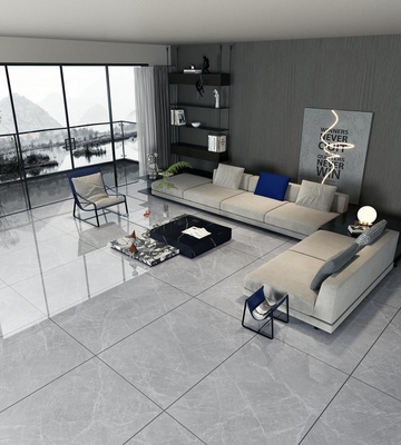 Buy Gray Marble Look Floor And Outdoor Wall Porcelain Glazed Polished Tile For Shopping Mall online manufacture