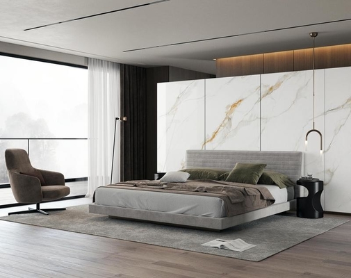 Buy Wear-Resistant Polished Glazed Porcelain Tile Carrara Indoor Floor Decorative Tile 900x1800x9mm For Interior And Kitchen online manufacture