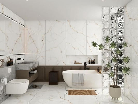 Buy Beige Firebrick Interior Floor 900x1800x9mm Porcelain Glazed Polished Tile No Fade Durable Flooring For Kitchen online manufacture