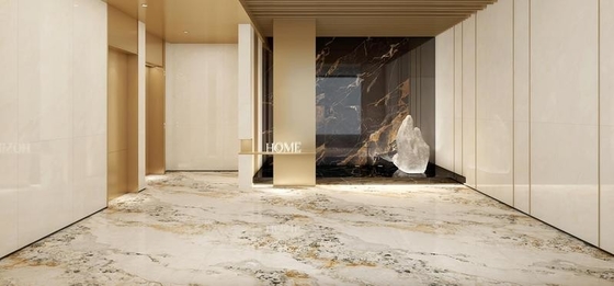 Buy Grade AAA Outside Floor Antibacterial Porcelain Glazed Polished Tile For Hotel Dining Room online manufacture