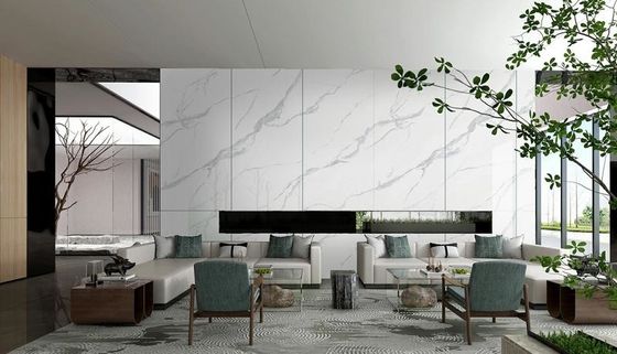 Buy Carrara White Polished Glazed Porcelain Tile 900x1800x9mm online manufacture