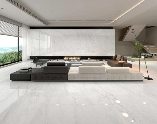 buy Carrara Polished Glazed Porcelain Tile 1200x1800mm Acid-Resistant online manufacture