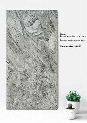 Buy 600x1200mm Flamed Matte Gray Clay Curtain Wall Tile online manufacture