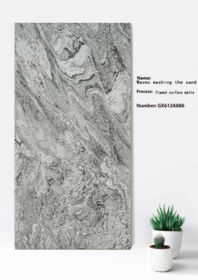 Buy 60x120cm Flamed Surface Matte Gray Curtain Wall Thick Tile For Balcony ISO9001 Acid-Resistance online manufacture