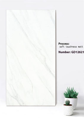 Buy 600x1200mm Firebrick Curtain Wall Tiles in Jazz White Deep Gray online manufacture